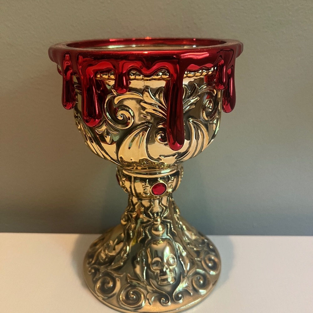 Bath & Body Works Gold Chalice 3-wick candle holder